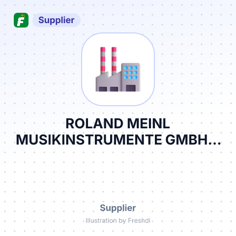 ROLAND MEINL MUSIKINSTRUMENTE GMBH & CO. KG – summary card, no photo uploaded yet