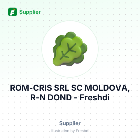 ROM-CRIS SRL SC MOLDOVA, R-N DOND – summary card, no photo uploaded yet