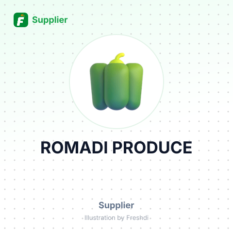 ROMADI PRODUCE – summary card, no photo uploaded yet