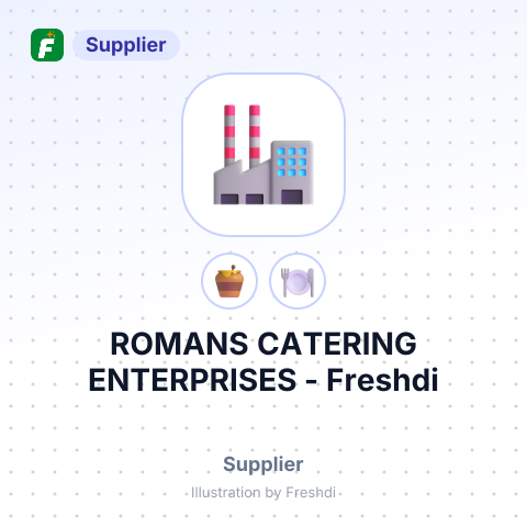 ROMANS CATERING ENTERPRISES – summary card, no photo uploaded yet