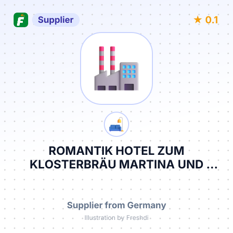 ROMANTIK HOTEL ZUM KLOSTERBRÄU MARTINA UND OTTO BÖHM – summary card, no photo uploaded yet