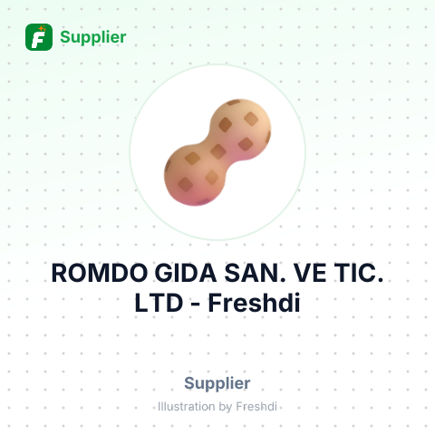 ROMDO GIDA SAN. VE TIC. LTD – summary card, no photo uploaded yet