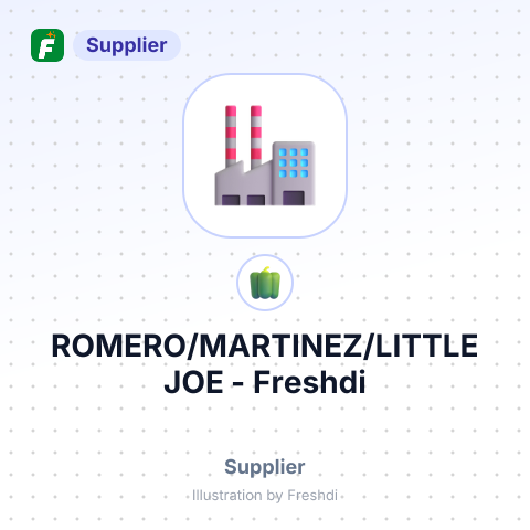 ROMERO/MARTINEZ/LITTLE JOE – summary card, no photo uploaded yet