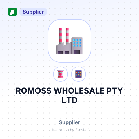 ROMOSS WHOLESALE PTY LTD – summary card, no photo uploaded yet