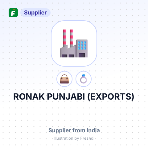 RONAK PUNJABI (EXPORTS) – summary card, no photo uploaded yet