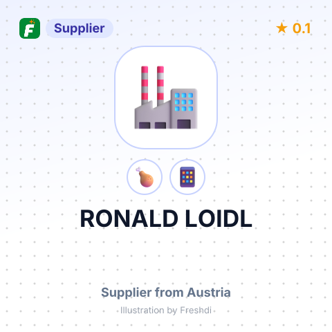 RONALD LOIDL – summary card, no photo uploaded yet