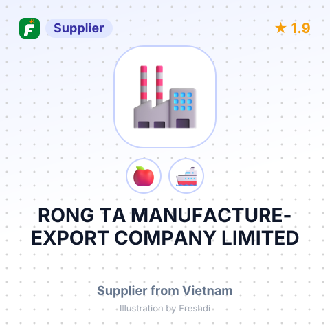 RONG TA MANUFACTURE-EXPORT COMPANY LIMITED – summary card, no photo uploaded yet