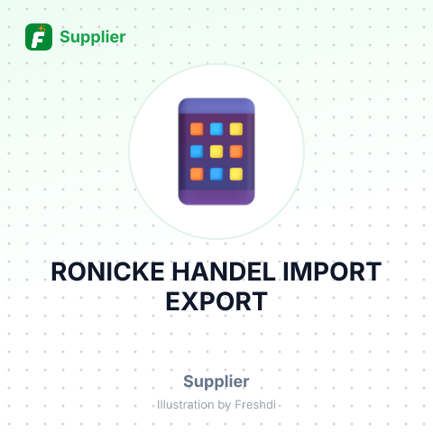 RONICKE HANDEL IMPORT EXPORT – summary card, no photo uploaded yet