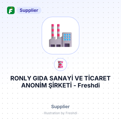RONLY GIDA SANAYİ VE TİCARET ANONİM ŞİRKETİ – summary card, no photo uploaded yet