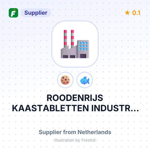 ROODENRIJS KAASTABLETTEN INDUSTRIE ROKA B.V. – summary card, no photo uploaded yet