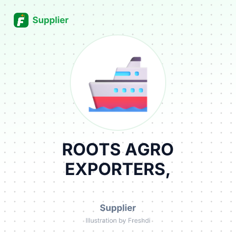 ROOTS AGRO EXPORTERS, – summary card, no photo uploaded yet