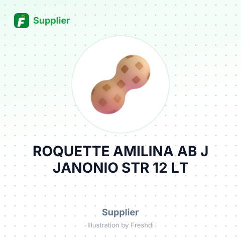 ROQUETTE AMILINA AB J JANONIO STR 12 LT – summary card, no photo uploaded yet
