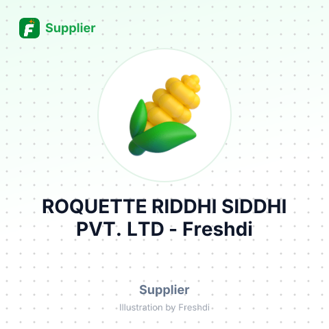 ROQUETTE RIDDHI SIDDHI PVT. LTD – summary card, no photo uploaded yet