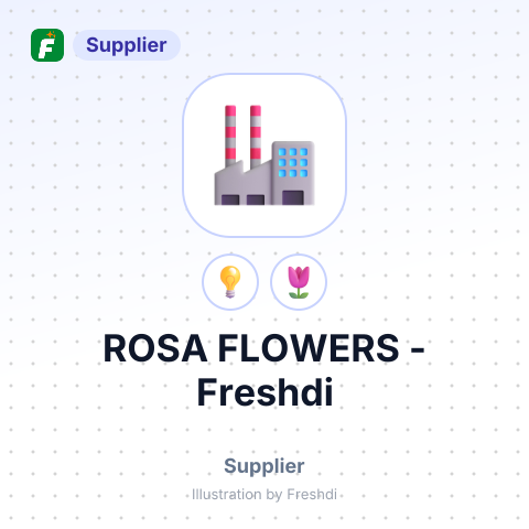 ROSA FLOWERS – summary card, no photo uploaded yet