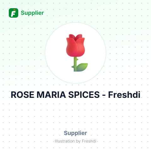 ROSE MARIA SPICES – summary card, no photo uploaded yet