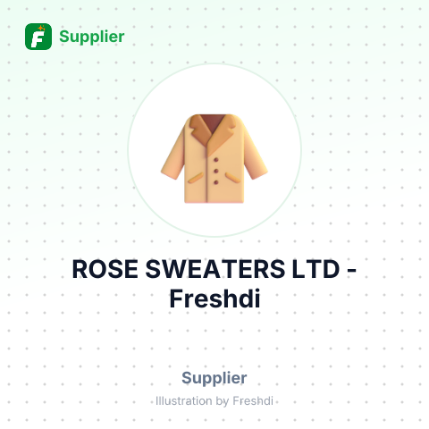 ROSE SWEATERS LTD – summary card, no photo uploaded yet