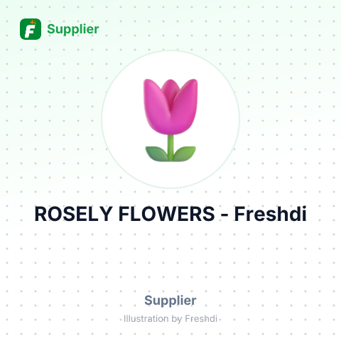 ROSELY FLOWERS – summary card, no photo uploaded yet