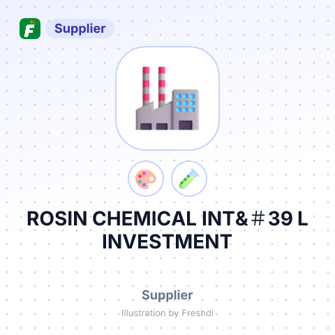 ROSIN CHEMICAL INT&＃39;L INVESTMENT – summary card, no photo uploaded yet