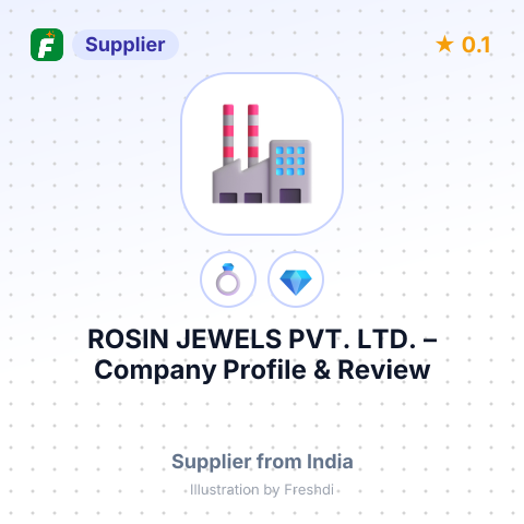 ROSIN JEWELS PVT. LTD. – summary card, no photo uploaded yet