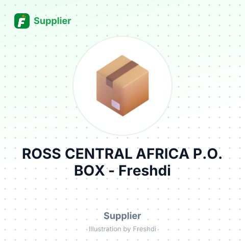 ROSS CENTRAL AFRICA P.O. BOX – summary card, no photo uploaded yet