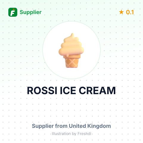 ROSSI ICE CREAM – summary card, no photo uploaded yet