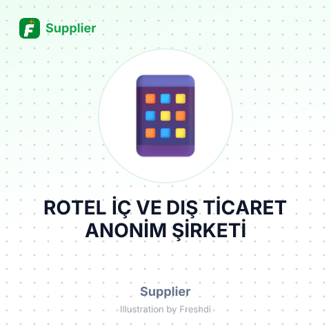 ROTEL İÇ VE DIŞ TİCARET ANONİM ŞİRKETİ – summary card, no photo uploaded yet