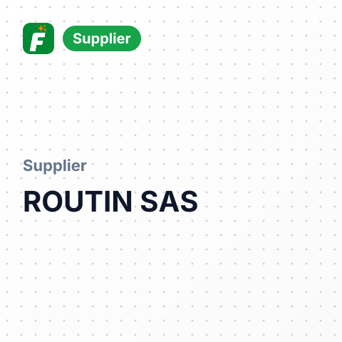 ROUTIN SAS – summary card, no photo uploaded yet
