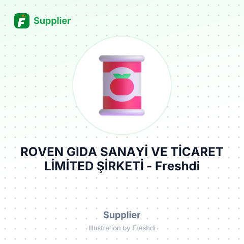 ROVEN GIDA SANAYİ VE TİCARET LİMİTED ŞİRKETİ – summary card, no photo uploaded yet