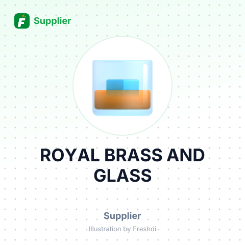 ROYAL BRASS AND GLASS – summary card, no photo uploaded yet