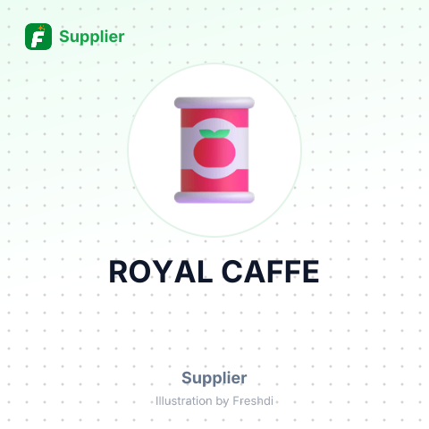 ROYAL CAFFE – summary card, no photo uploaded yet