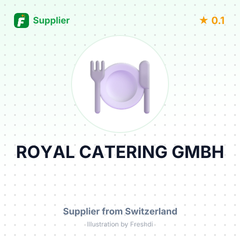 ROYAL CATERING GMBH – summary card, no photo uploaded yet