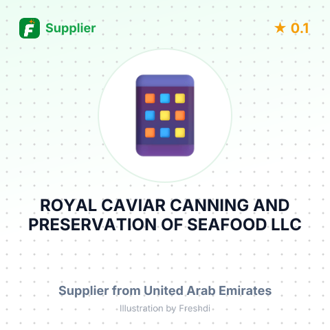 ROYAL CAVIAR CANNING AND PRESERVATION OF SEAFOOD LLC – summary card, no photo uploaded yet