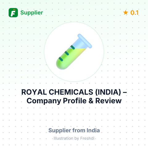 ROYAL CHEMICALS (INDIA) – summary card, no photo uploaded yet
