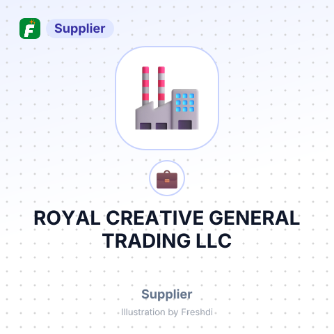 ROYAL CREATIVE GENERAL TRADING LLC – summary card, no photo uploaded yet