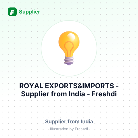 ROYAL EXPORTS&IMPORTS – summary card, no photo uploaded yet