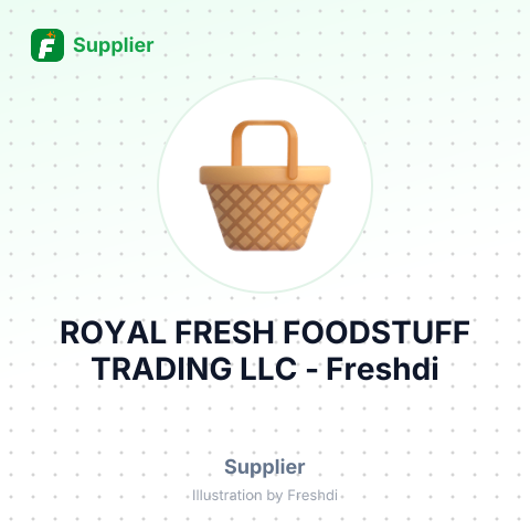 ROYAL FRESH FOODSTUFF TRADING LLC – summary card, no photo uploaded yet