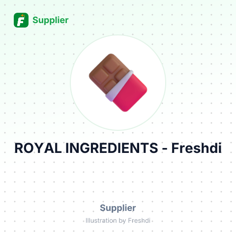ROYAL INGREDIENTS – summary card, no photo uploaded yet