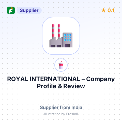 ROYAL INTERNATIONAL ,, – summary card, no photo uploaded yet