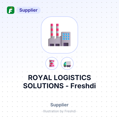 ROYAL LOGISTICS SOLUTIONS – summary card, no photo uploaded yet
