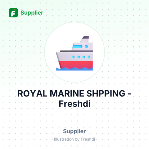 ROYAL MARINE SHPPING – summary card, no photo uploaded yet