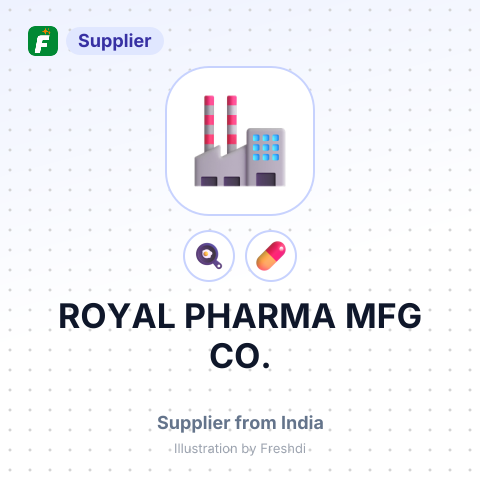 ROYAL PHARMA MFG CO. – summary card, no photo uploaded yet