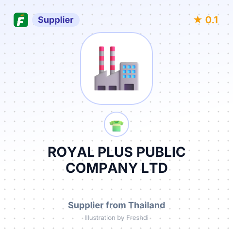 ROYAL PLUS PUBLIC COMPANY LTD – summary card, no photo uploaded yet