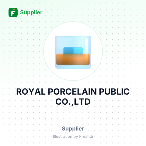 ROYAL PORCELAIN PUBLIC CO.,LTD – summary card, no photo uploaded yet