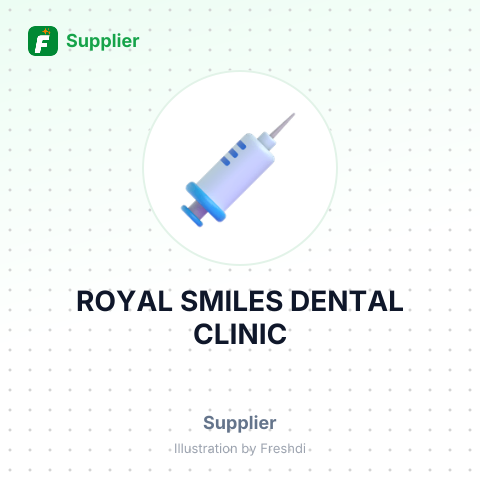 ROYAL SMILES DENTAL CLINIC – summary card, no photo uploaded yet