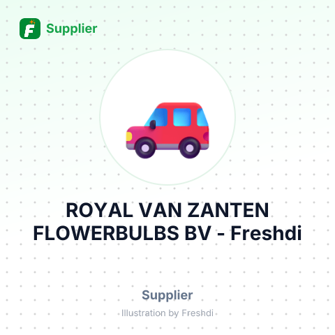 ROYAL VAN ZANTEN FLOWERBULBS BV – summary card, no photo uploaded yet