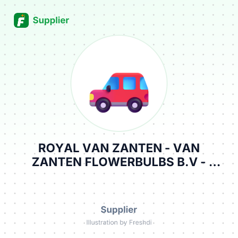 ROYAL VAN ZANTEN - VAN ZANTEN FLOWERBULBS B.V – summary card, no photo uploaded yet
