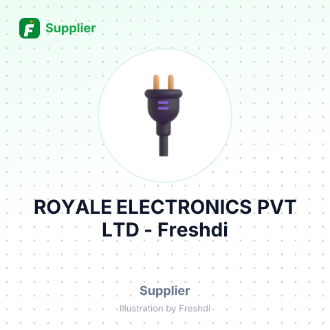 ROYALE ELECTRONICS PVT LTD – summary card, no photo uploaded yet