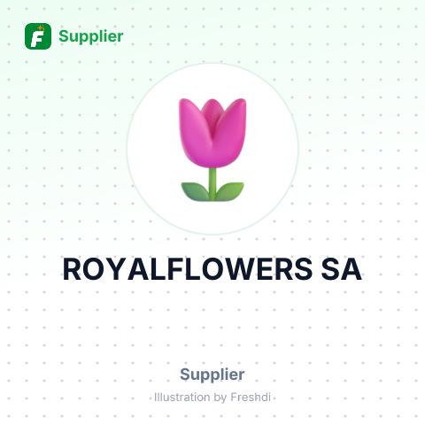 ROYALFLOWERS SA – summary card, no photo uploaded yet