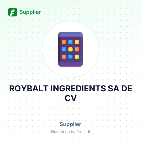 ROYBALT INGREDIENTS SA DE CV – summary card, no photo uploaded yet