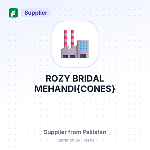 ROZY BRIDAL MEHANDI{CONES} – summary card, no photo uploaded yet